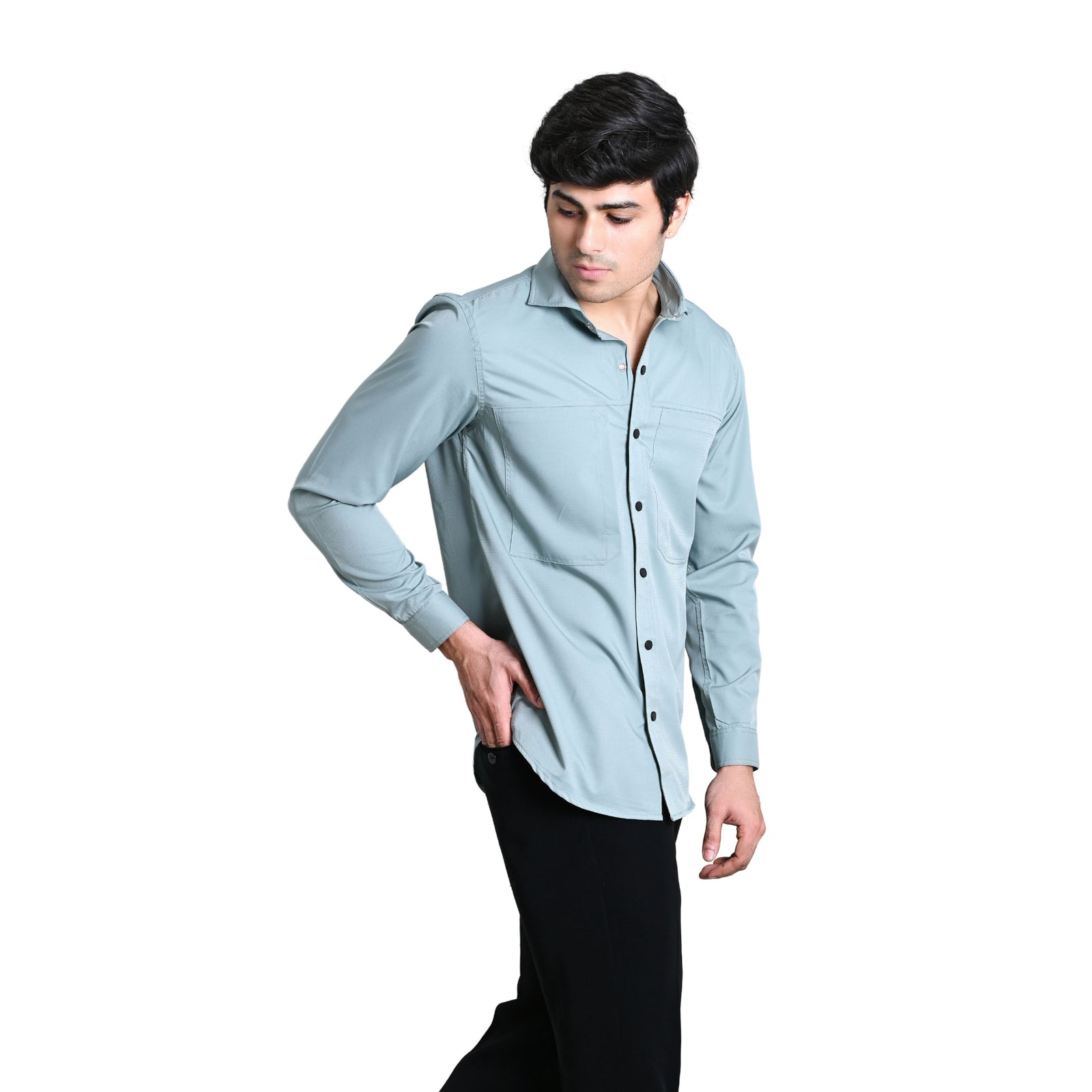 Suturee Craaft Imported Oxford Wrinkle Free, Designer Pockets Casual Wear Shirt