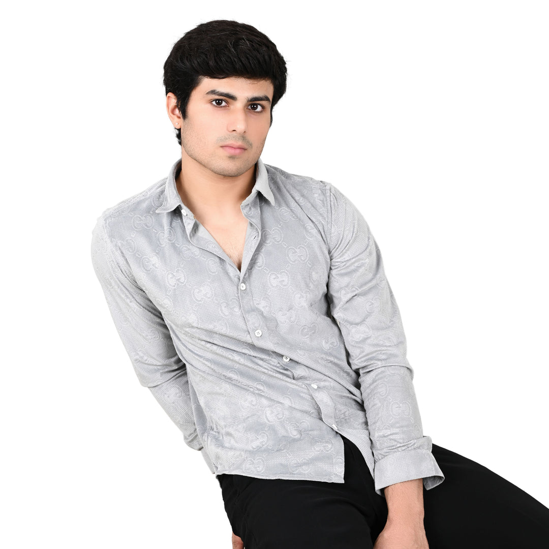 Suturee Craaft Imported Velvet Imposing Printed Casual Shirt