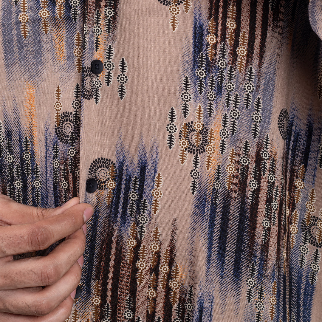 Suturee Craaft Imported Ryon 3D Tribal Brushstorm Shirt