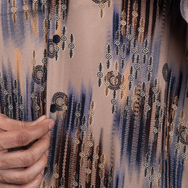 Suturee Craaft Imported Ryon 3D Tribal Brushstorm Shirt