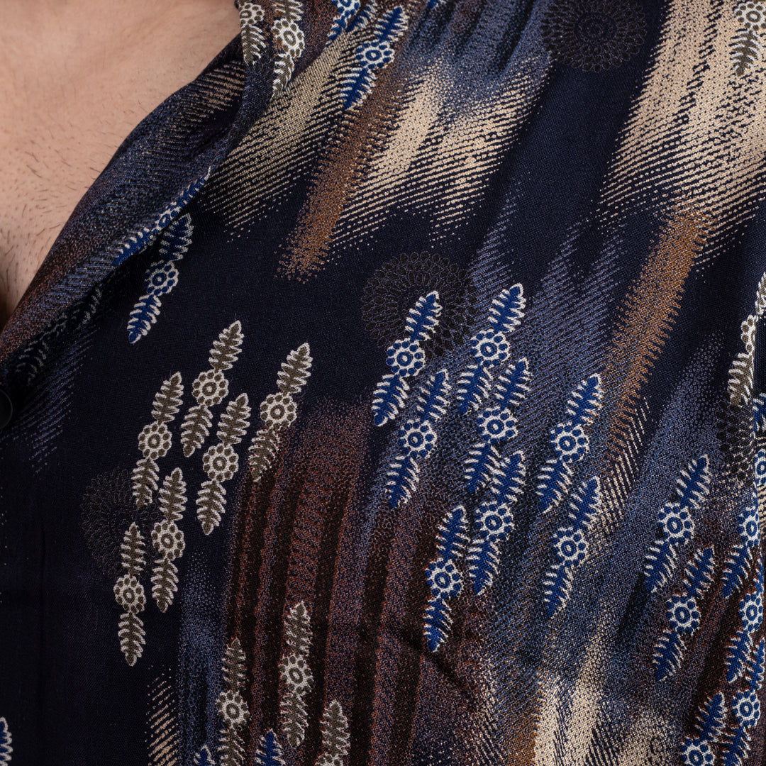 Suturee Craaft Imported Ryon 3D Tribal Brushstorm Shirt
