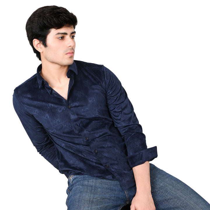 Suturee Craaft Imported Velvet Imposing Printed Casual Shirt