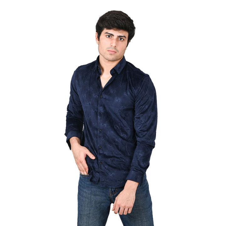 Suturee Craaft Imported Velvet Imposing Printed Casual Shirt