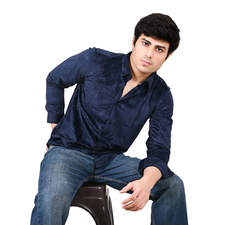Suturee Craaft Imported Velvet Imposing Printed Casual Shirt