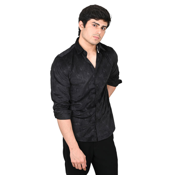 Suturee Craaft Imported Velvet Imposing Printed Casual Shirt