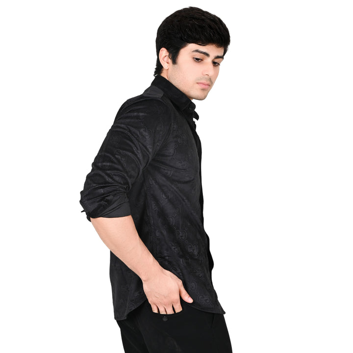 Suturee Craaft Imported Velvet Imposing Printed Casual Shirt