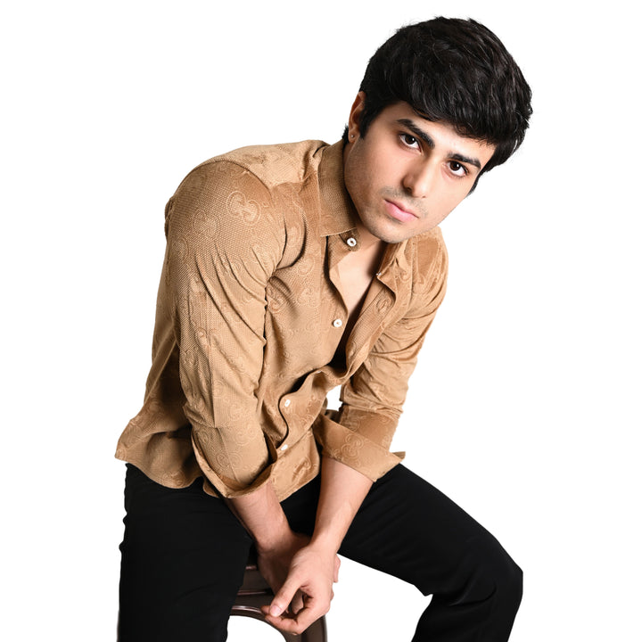Suturee Craaft Imported Velvet Imposing Printed Casual Shirt