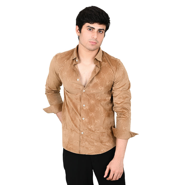 Suturee Craaft Imported Velvet Imposing Printed Casual Shirt