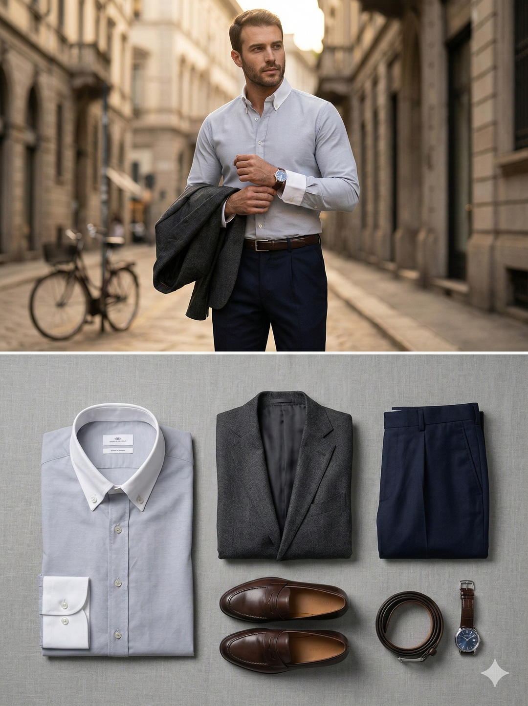 Suturee Craft Premium White Cuff & Collar Pure Cotton Shirt for Men