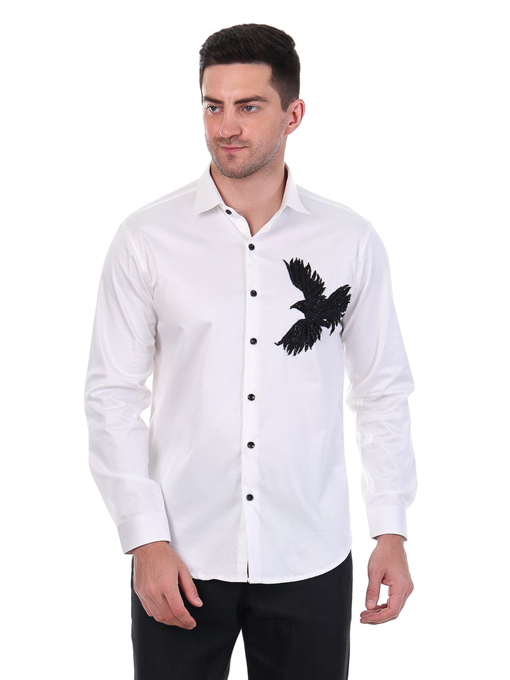 Suturee Craaft Satin Luxe Shirt – Verreaux’s Eagle Edition