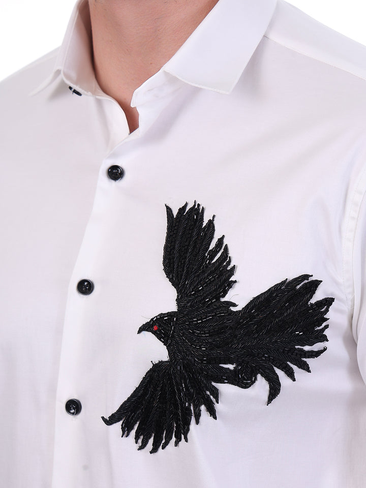 Suturee Craaft Satin Luxe Shirt – Verreaux’s Eagle Edition