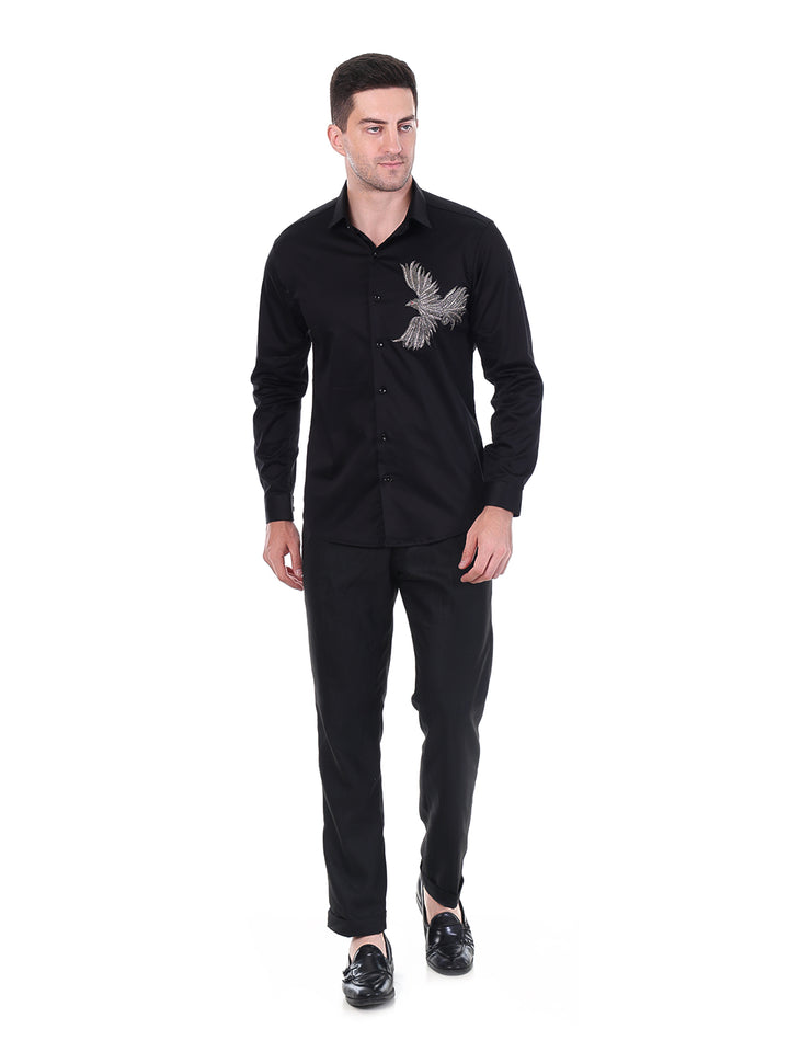 Suturee Craaft Satin Luxe Shirt – Verreaux’s Eagle Edition