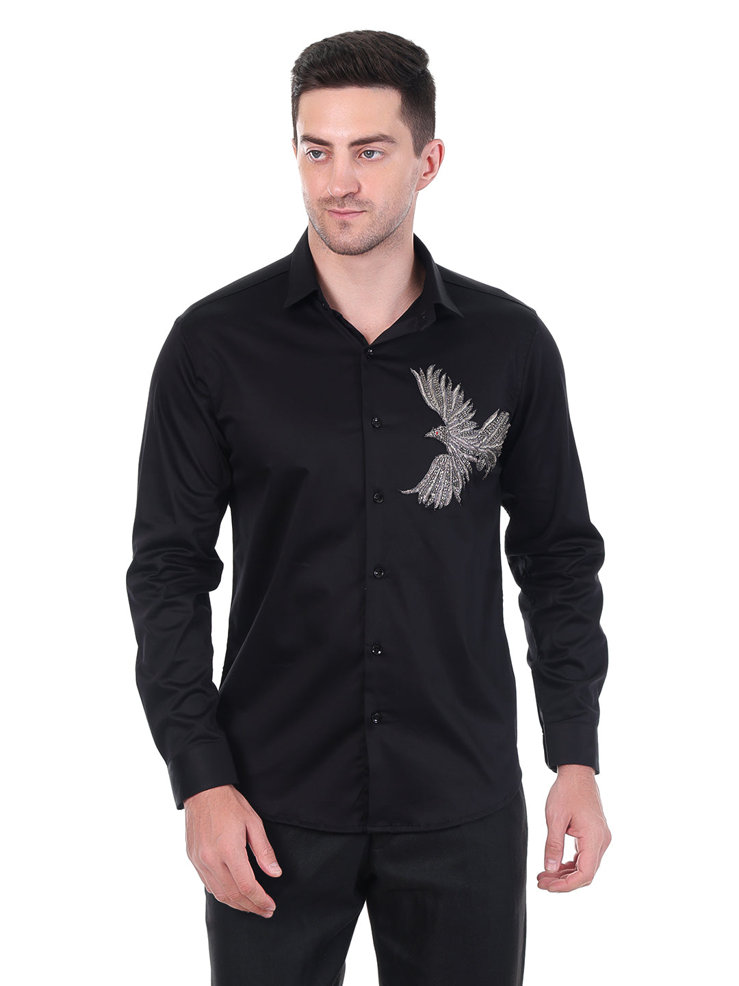 Suturee Craaft Satin Luxe Shirt – Verreaux’s Eagle Edition