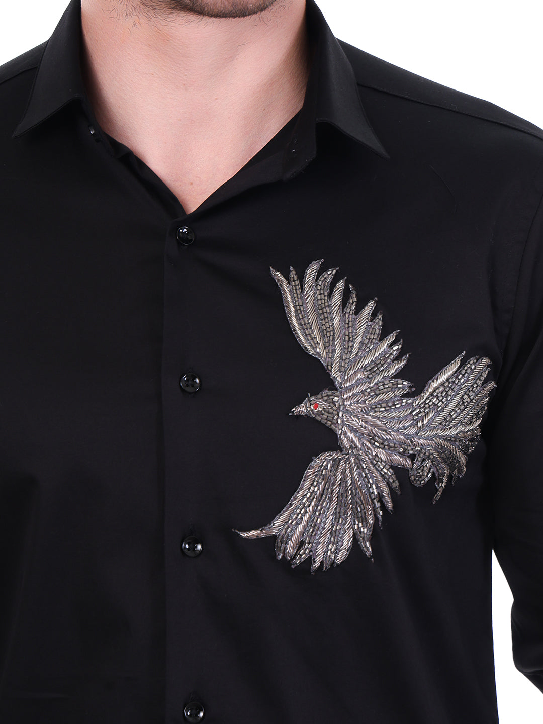 Suturee Craaft Satin Luxe Shirt – Verreaux’s Eagle Edition