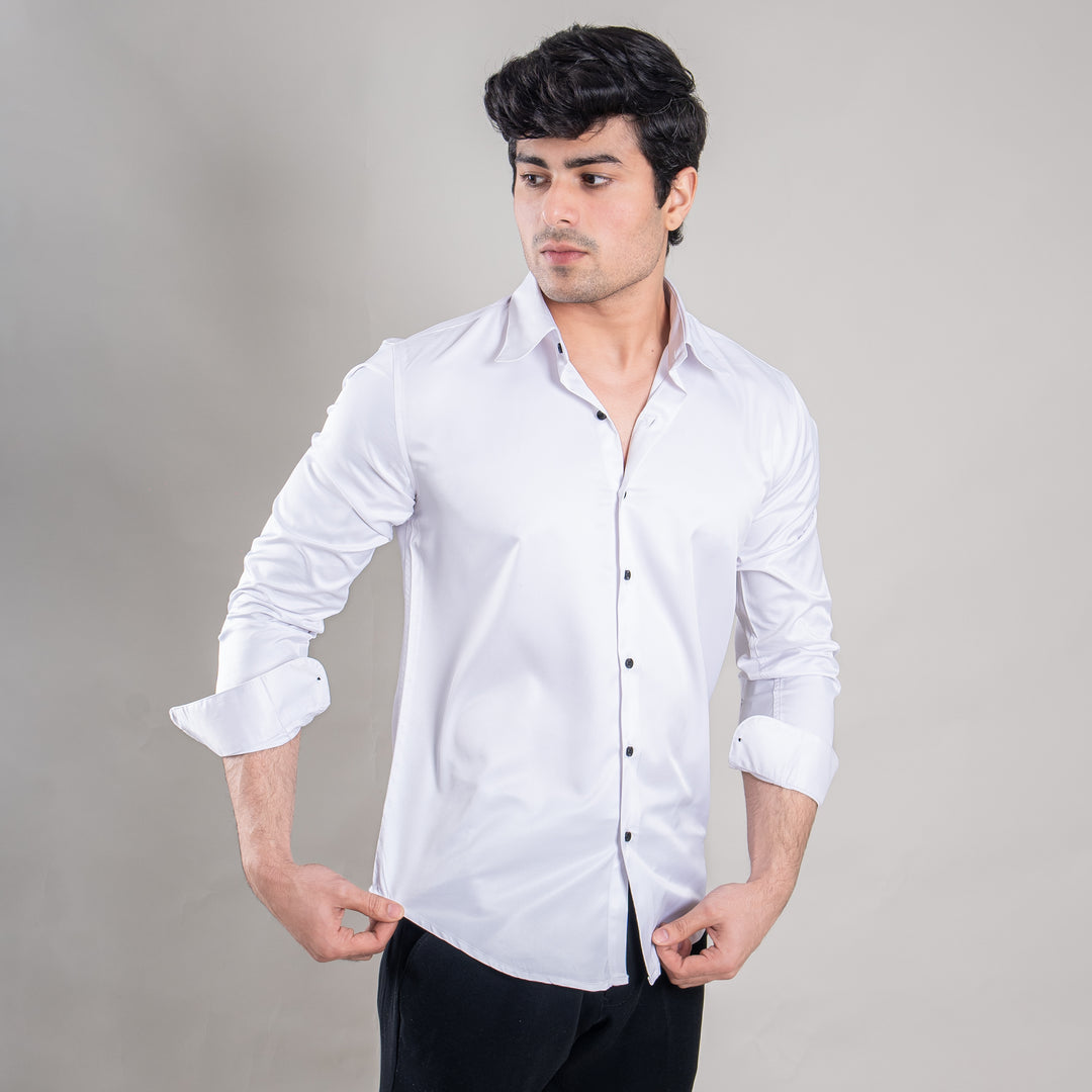 Suturee Craaft Imported Satin Basic Party Shirt for Men