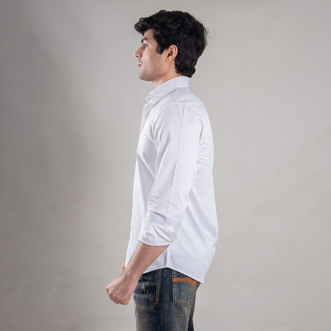 Suturee Craaft – Shimmer Curves club swarovski satin shirt