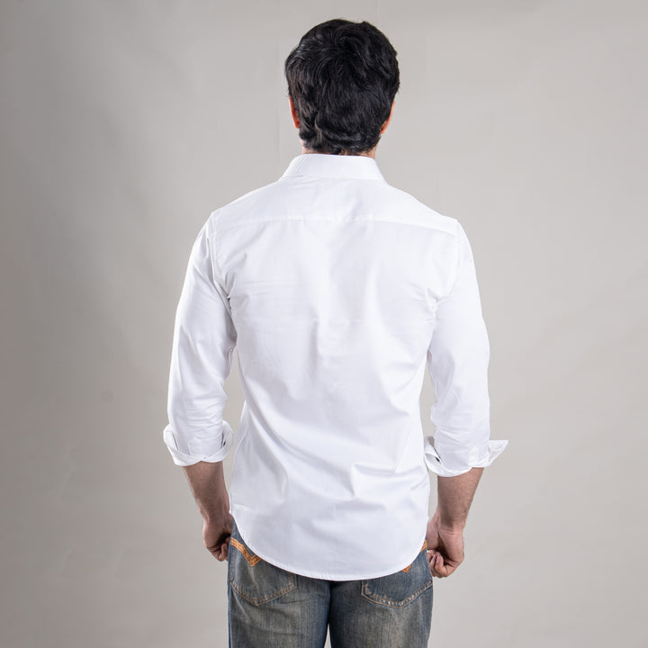 Suturee Craaft – Shimmer Curves club swarovski satin shirt