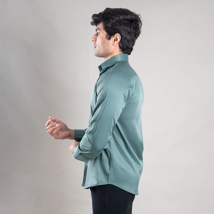 Suturee Craaft Imported Satin Basic Party Shirt for Men