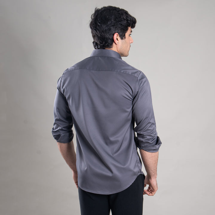 Suturee Craaft Imported Satin Basic Party Shirt for Men