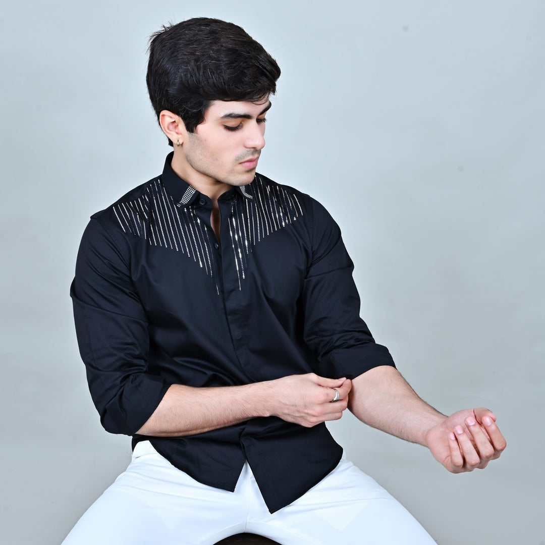 Club Swarovaski pattern Rhythmic waves