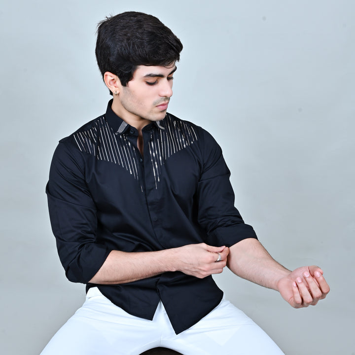 Club Swarovaski pattern Rhythmic waves