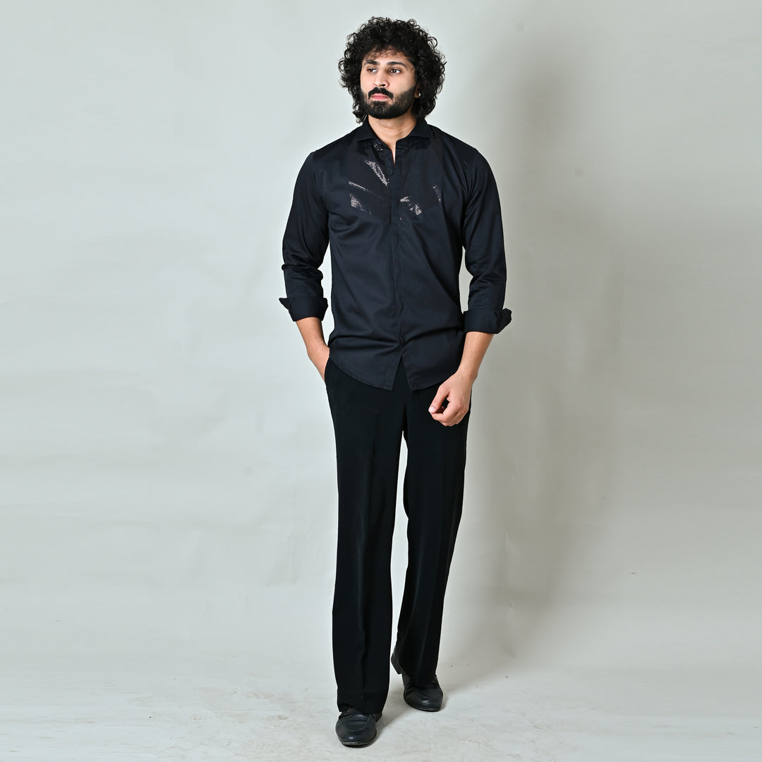 Club swarovaski pattern arrowed waves