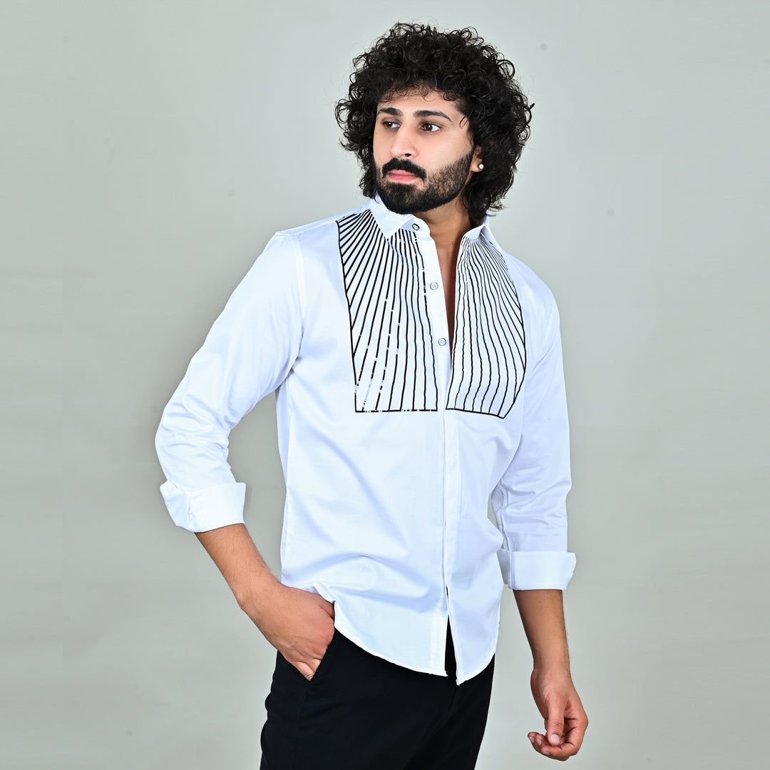Club Swarovaski pattern Thick Super line waves