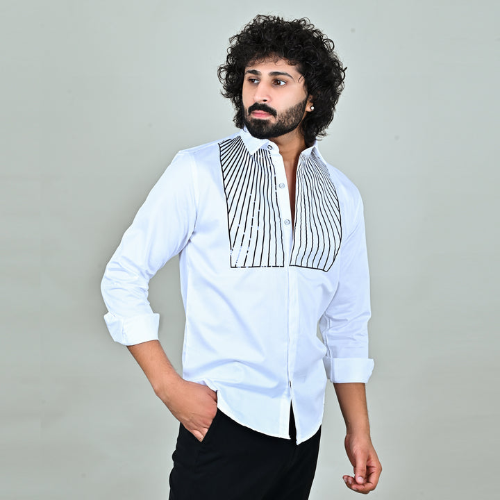 Club Swarovaski pattern Thick Super line waves