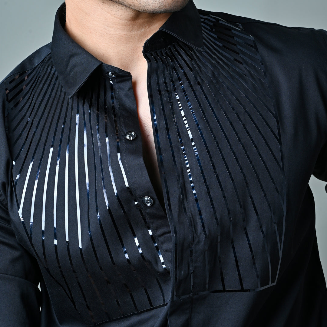 Club Swarovaski pattern Thick Super line waves